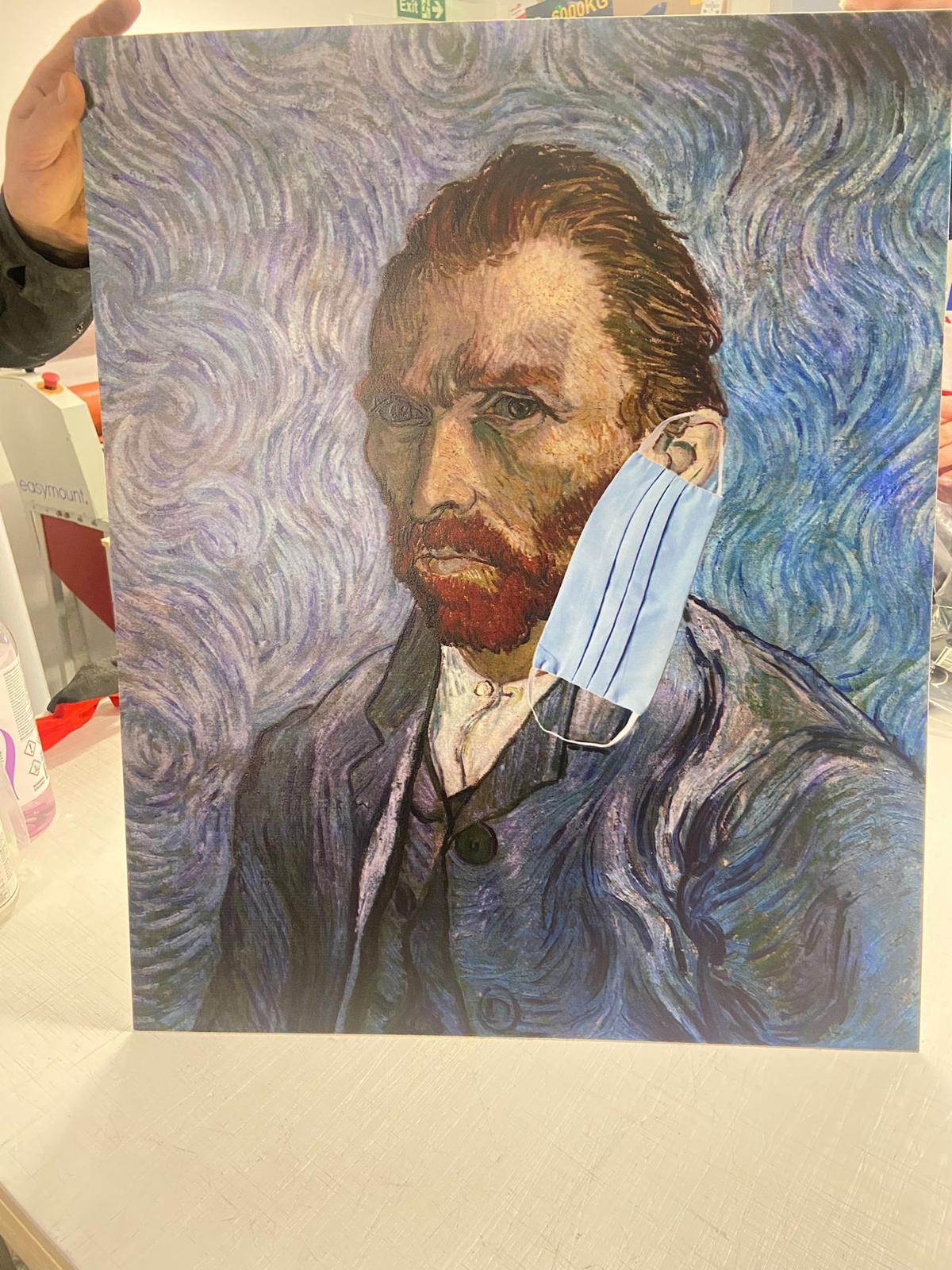 Van Gogh Reproduction — 3D-Scanned Brushstrokes, UV Printed