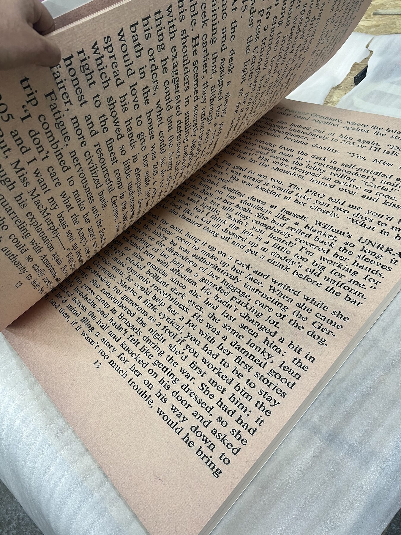Page-numbered spreads, both sides printed and collated in sequence.