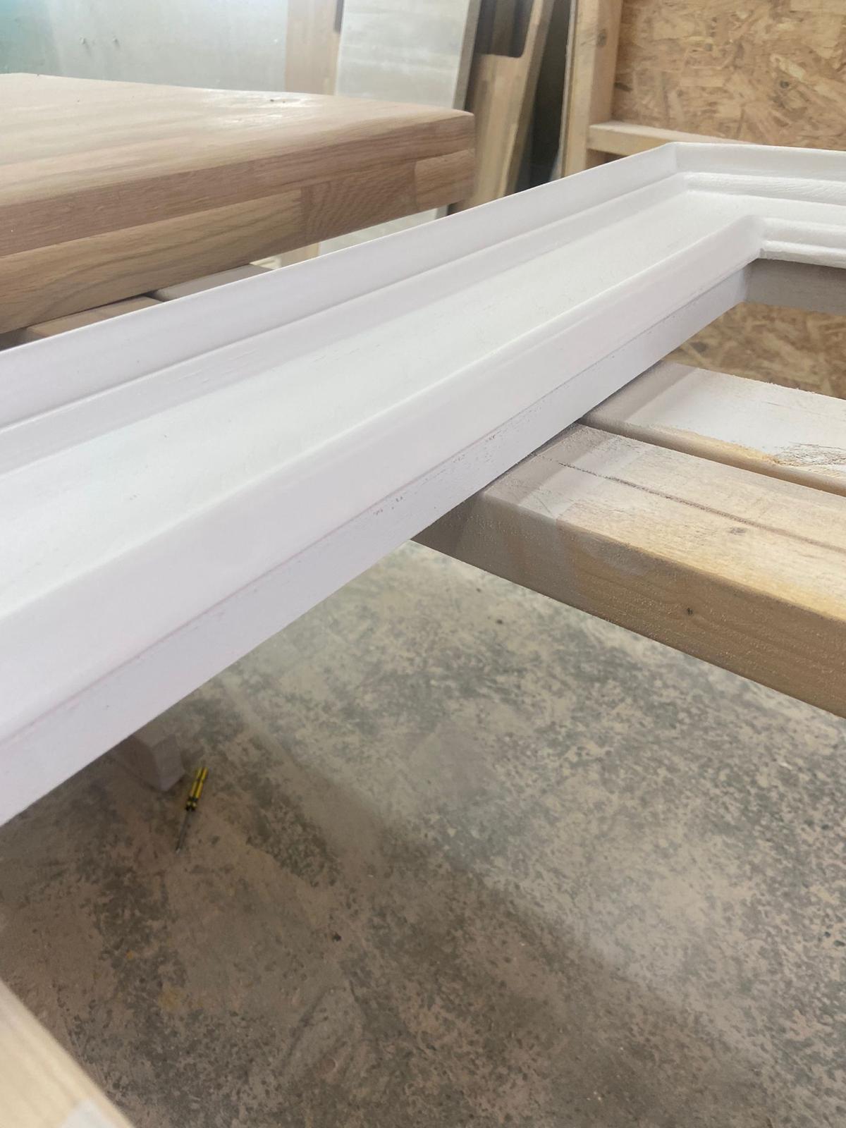 First cut — moulding profile pulled straight from the scan.