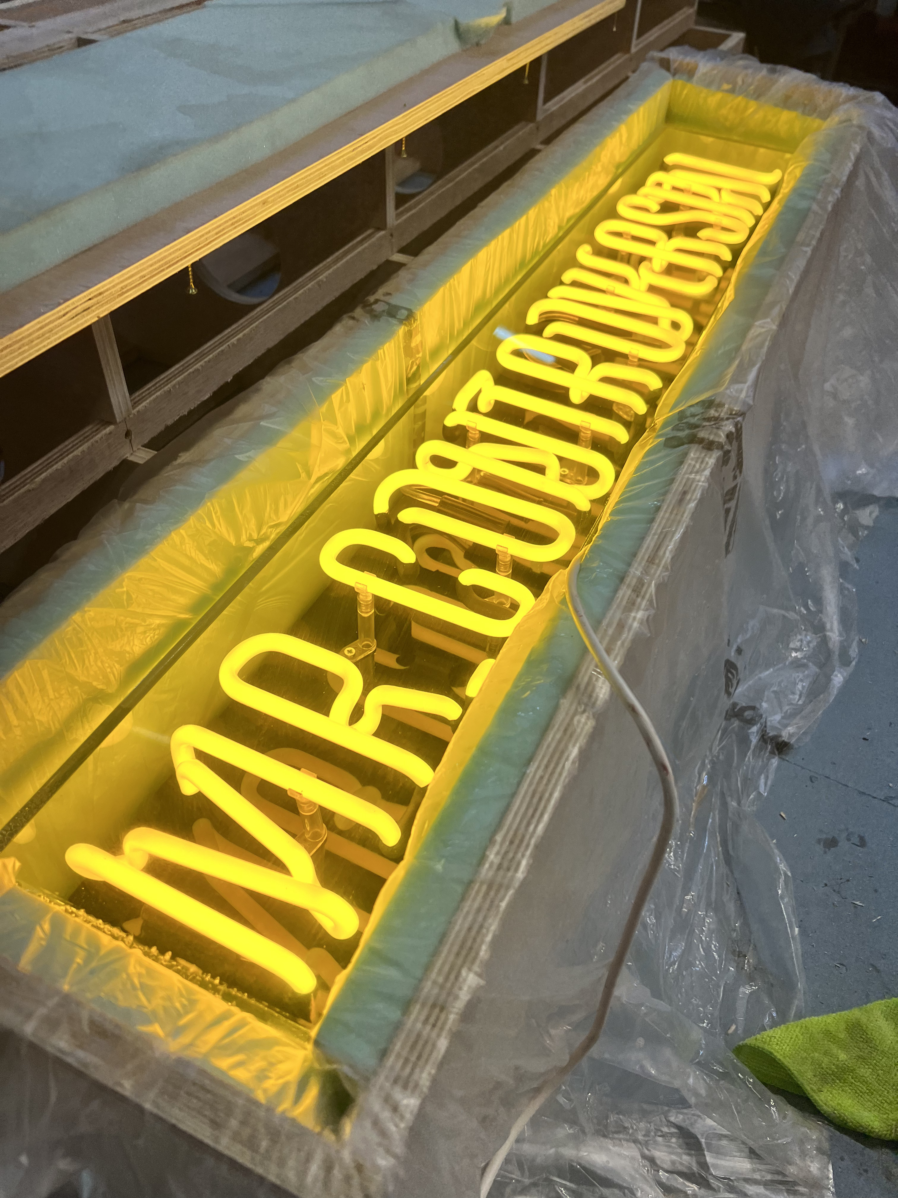 Custom Touring Glass Neon Sign