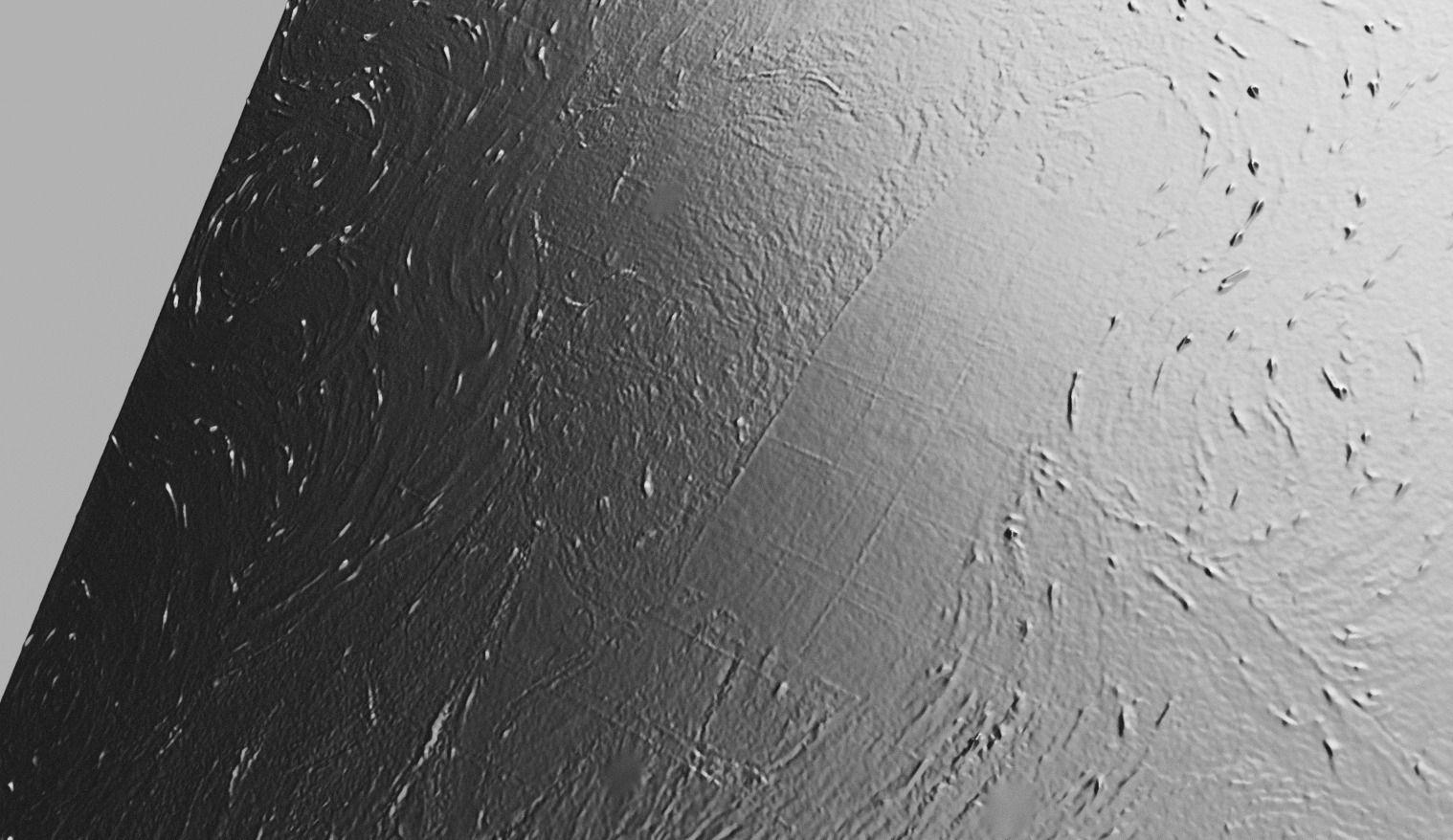 Scan close-up — impasto ridges and swirl direction held at sub-millimetre detail.
